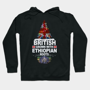British Grown With Ethiopian Roots - Gift for Ethiopian With Roots From Ethiopia Hoodie